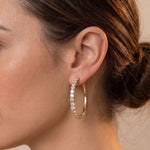 Load image into Gallery viewer, Boucles d'oreilles créoles à clip