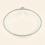 Load image into Gallery viewer, Bezel Set Bangle Bracelet