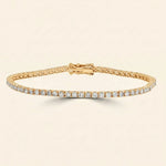 Load image into Gallery viewer, Round Shaped Tennis Bracelet Womens