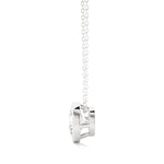 Load image into Gallery viewer, 1.50 Ct Bezel Round Stone Moissanite Pendant In Silver
