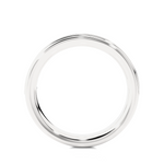 Load image into Gallery viewer, 1.90 Mm Pave Set Round Moissanite Wedding Band In Silver Loose Moissanite