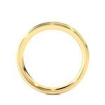 Load image into Gallery viewer, 1.90 Mm Pave Set Round Moissanite Wedding Band In Yellow Gold Loose Moissanite