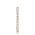 Load image into Gallery viewer, 2.00 Mm Round Cut Moissanite Shared Prong Eternity Band In Rose Gold