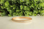 Load image into Gallery viewer, 1.50 Ct Round Cut Moissanite Bangle Bracelet in Yellow Gold For Women