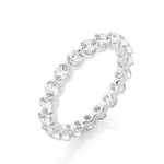 Load image into Gallery viewer, Floating Moissanite Wedding Ring For Women silver