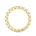 Load image into Gallery viewer, Floating Moissanite Wedding Ring For Women yellow gold