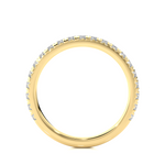 Load image into Gallery viewer, 1 Carat Moissanite Eternity Band In Yellow Gold