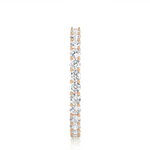 Load image into Gallery viewer, 1 Carat Round Shape Moissanite Infinity Wedding Band In Rose Gold