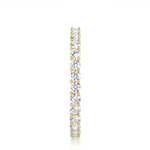 Load image into Gallery viewer, 1 Carat Round Shape Moissanite Infinity Wedding Band In Yellow Gold