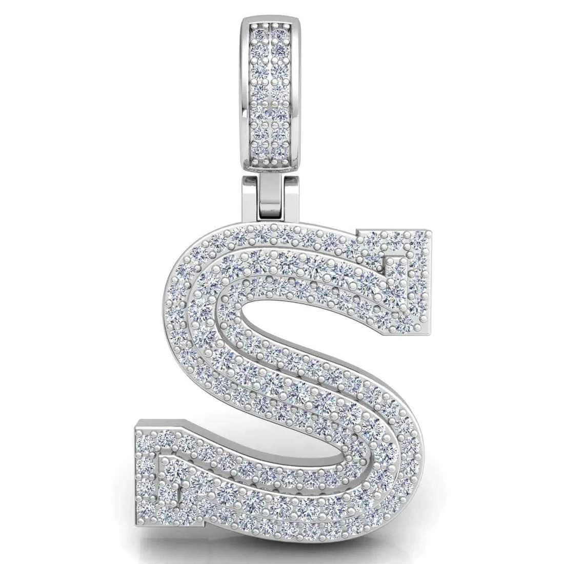 3 carat round shaped moissanite initial