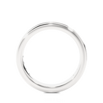 Load image into Gallery viewer, 1.50 Ct Round Moissanite Channel Setting Wedding Band In Silver