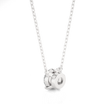 Load image into Gallery viewer, 1 Carat Round Moissanite Solitaire Pendant In Silver
