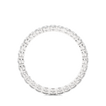 Load image into Gallery viewer, Round Stone Surface Prong Moissanite Ring silver