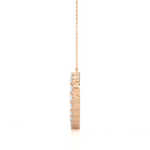 Load image into Gallery viewer, Round Stone heart Shape Moissanite Pendant rose gold
