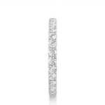 Load image into Gallery viewer, 1.50 Carat Scalloped Paved Moissanite Full Eternity Band in Silver For Women's
