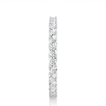 Load image into Gallery viewer, 1.50 Ct Surface Prong Round Moissanite Eternity Band in Silver