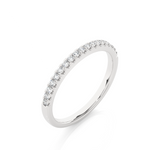 Load image into Gallery viewer, 1.40 mm V-split Moissnaite Ring white gold