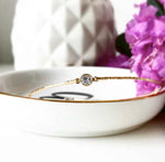 Load image into Gallery viewer, 1 Ct Round Bezel Setting Moissanite Bangle Bracelet in Yellow Gold