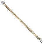 Load image into Gallery viewer, 5.50 Carat Round Cut Cuban Link Hip Hop Bracelet in Yellow Gold