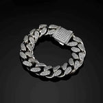 Load image into Gallery viewer, 6 Carat Round Cut Moissanite Iced Out Hip Hop Bracelet In Yellow Gold
