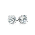 Load image into Gallery viewer, 2 Carat Round Shape Moissanite Stud Earrings For Mens