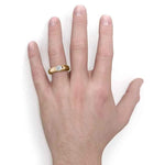Load image into Gallery viewer, 2 Carat Round Cut Moissanite Solitaire Ring in Rose Gold For Men's