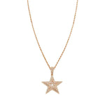 Load image into Gallery viewer, 0.5 Ct Moissanite Star Shape Pendant in Rose Gold
