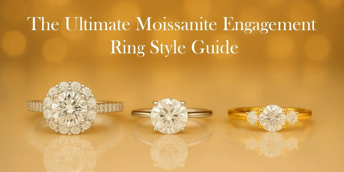Moissanite engagement ring style guide