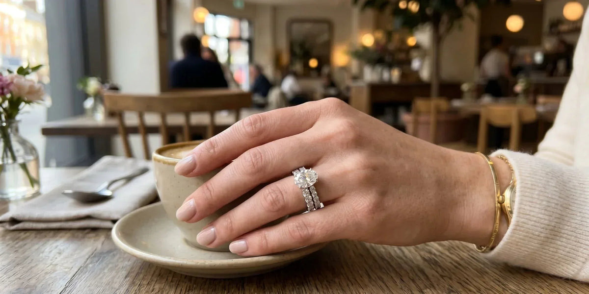 Top women’s moissanite anniversary rings which can be worn everyday