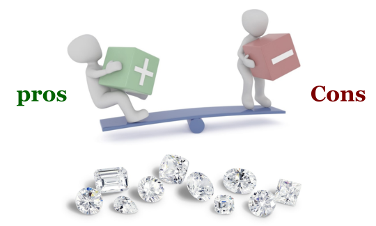 Pros and cons of moissanite engagement ring