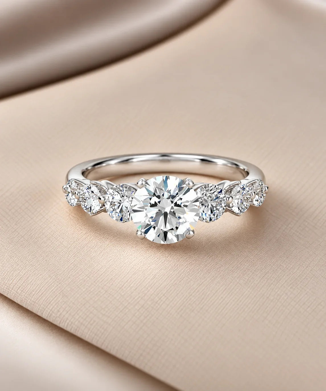 2 carat moissanite rings