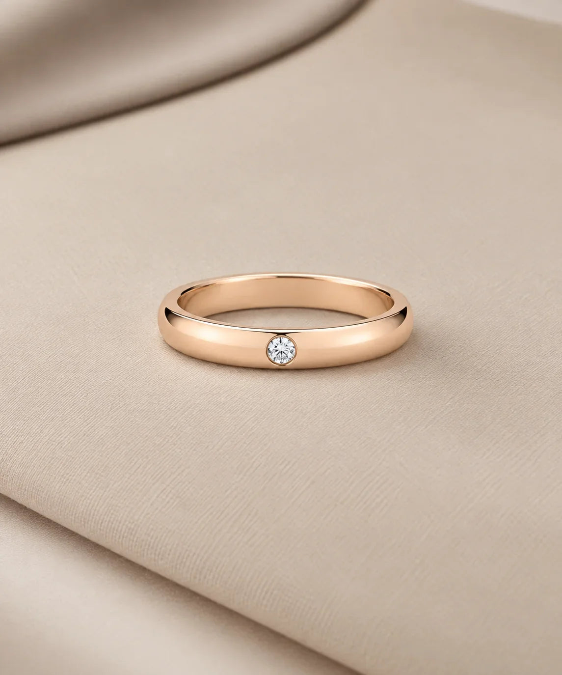 Mens moissanite wedding bands