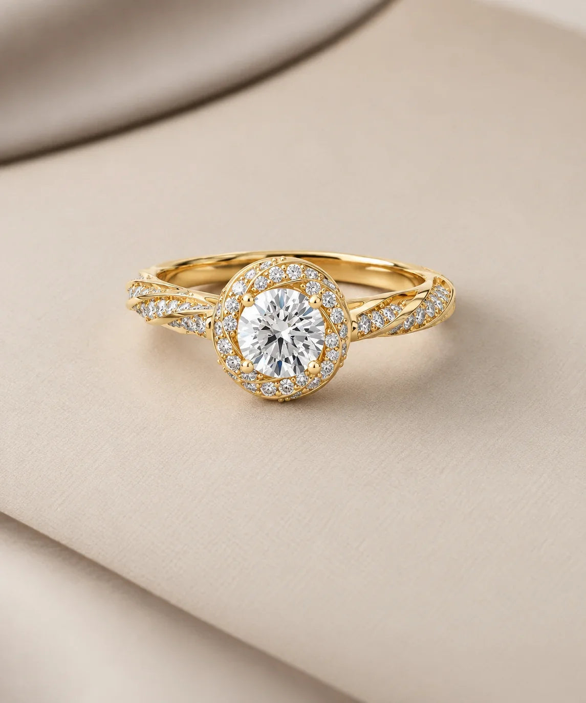 Moissanite engagement rings for women