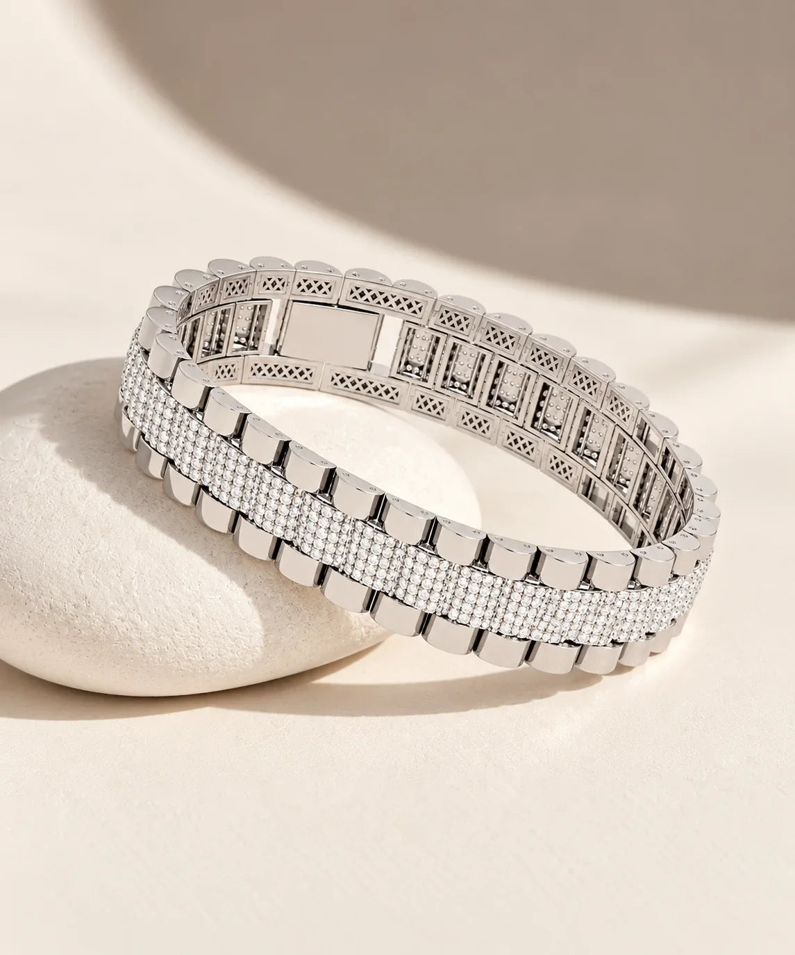 Moissanite iced out bracelets