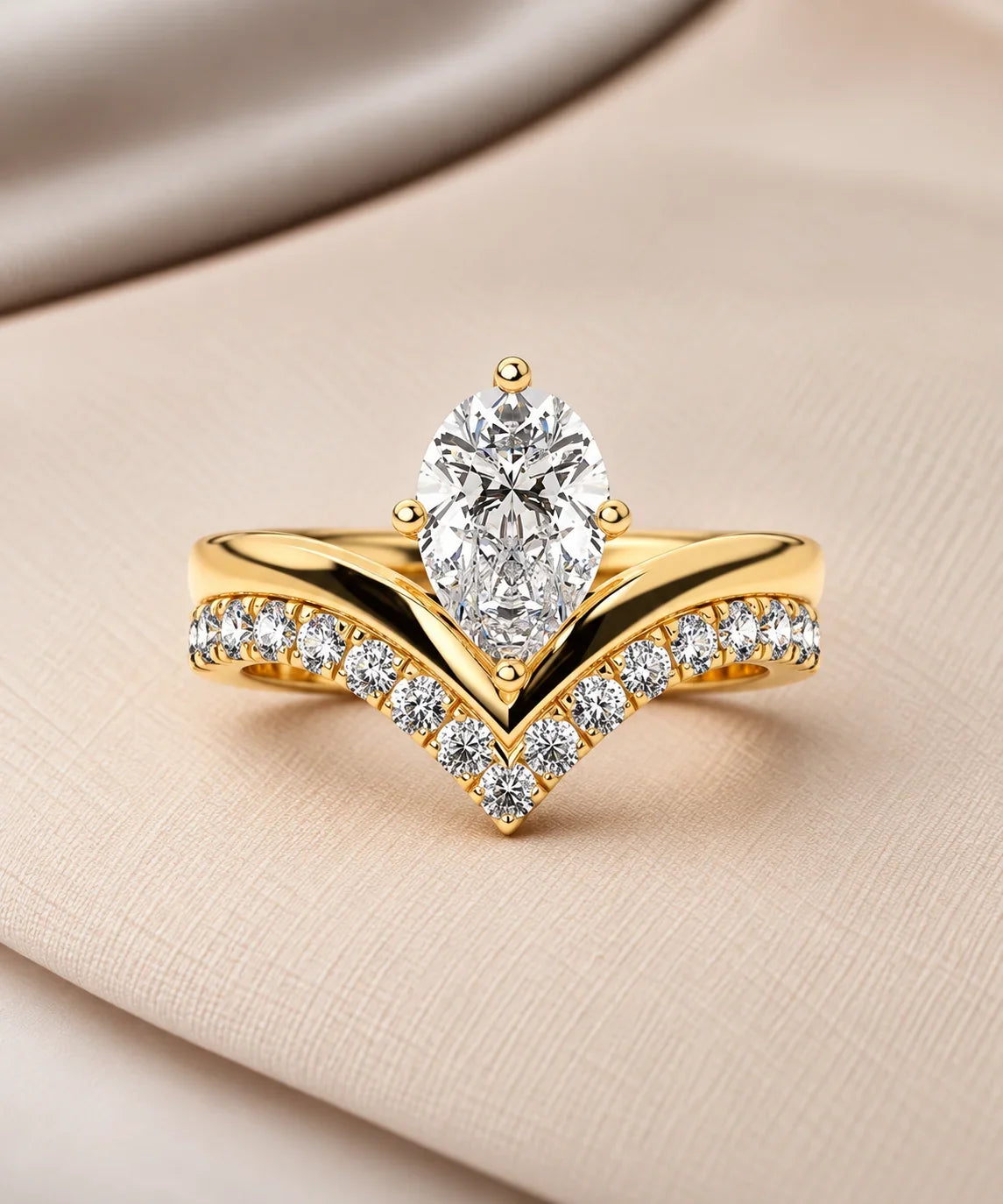 Moissanite wedding sets under $500