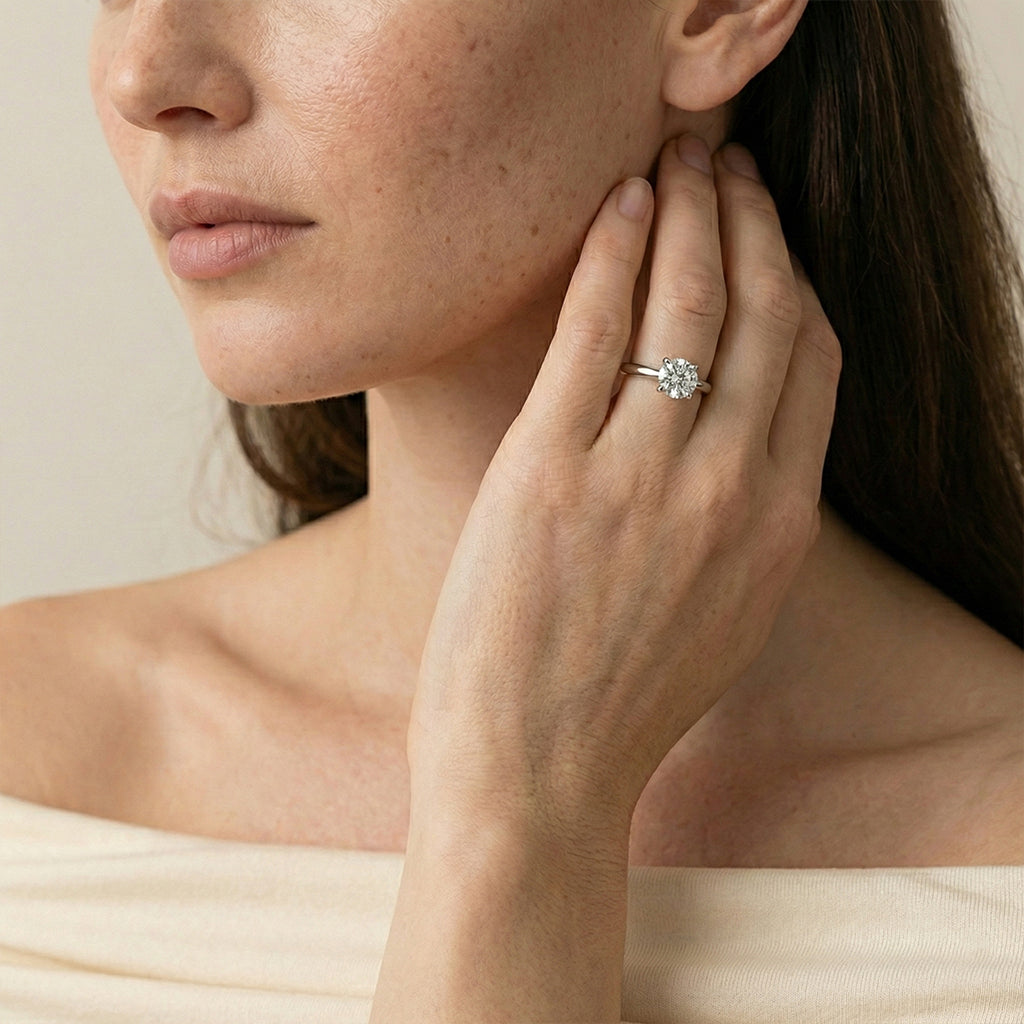 Moissanite rings and bands