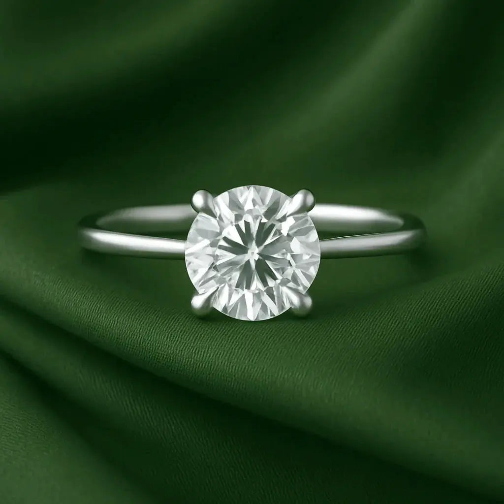 Sterling silver moissanite rings loose moissanite