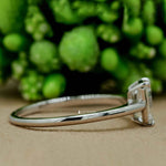 Load image into Gallery viewer, 1 Ct Emerald Cut Moissanite Solitaire Ring
