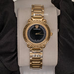 Load image into Gallery viewer, Front View Of Greca twist Black Dial Analogue watch for women
