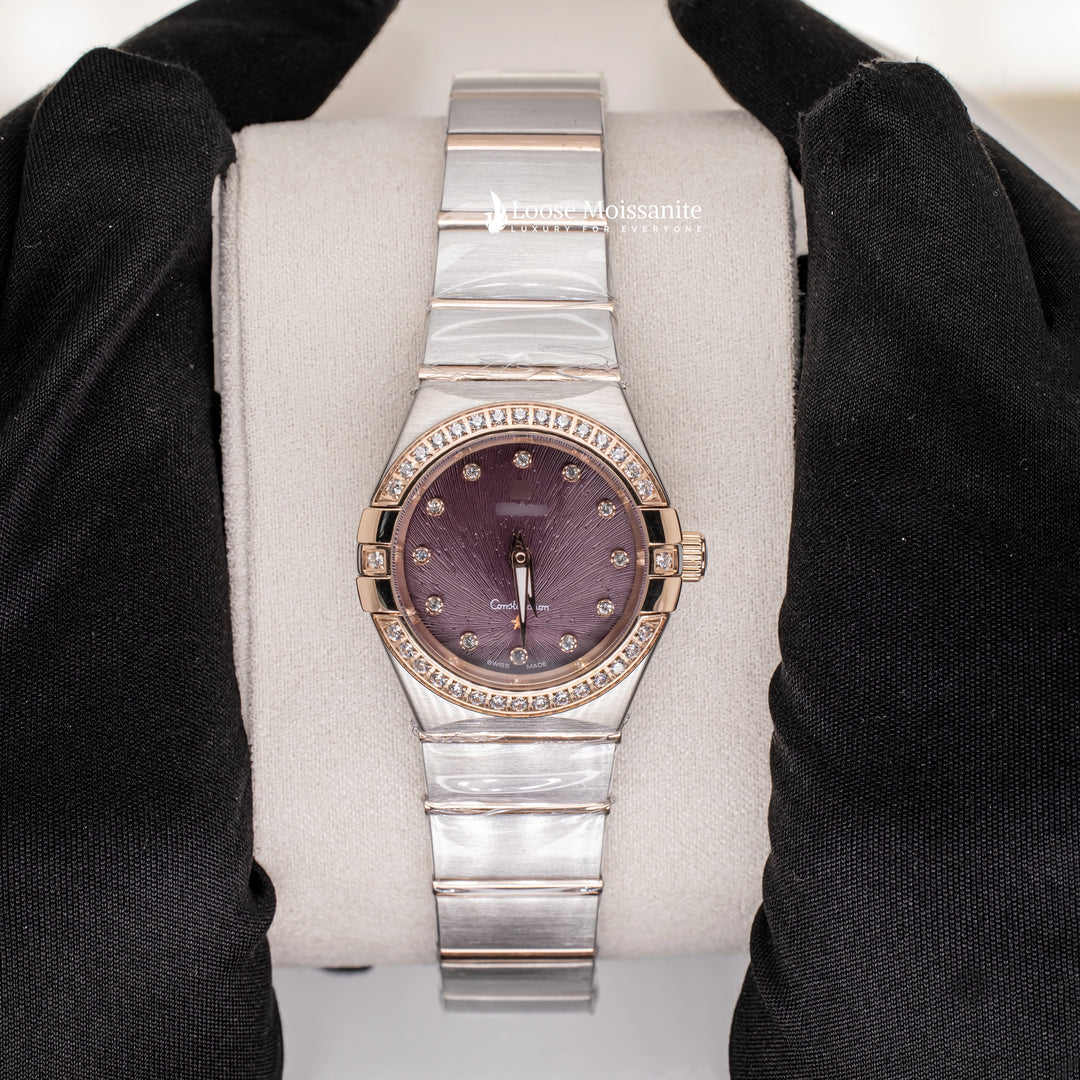 Front View Of Constellation Quartz Ladies Luxury Watches