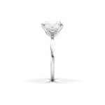 Load image into Gallery viewer, 2.5 Carat Radiant Shape Three Stone Moissanite Ring in White Gold
