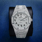 Load image into Gallery viewer, Arabic Dial Moissanite Ap Watch
