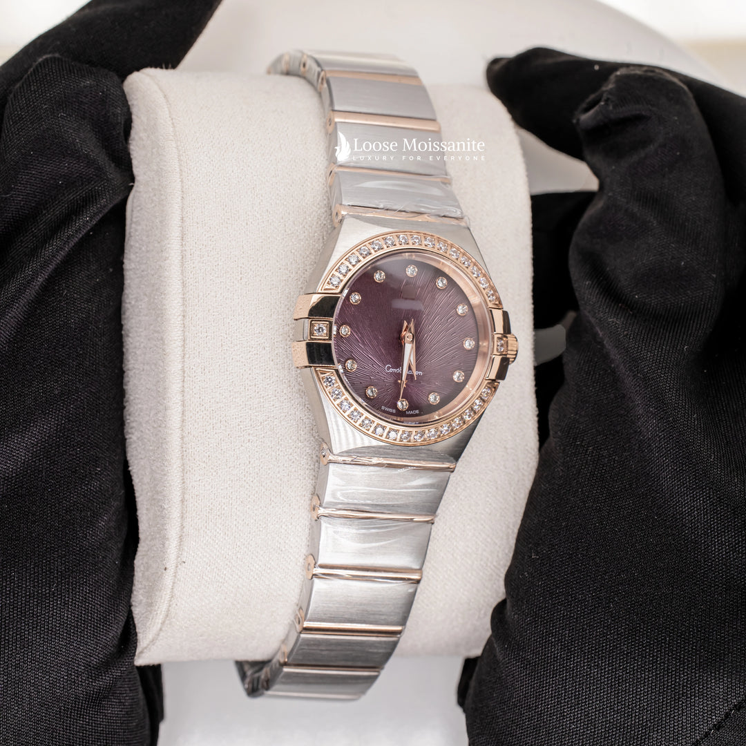 Side View Of Constellation Quartz Ladies Luxury Watches