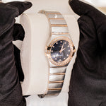 Load image into Gallery viewer, Side View Of Blue Dial plain constellation watches for women
