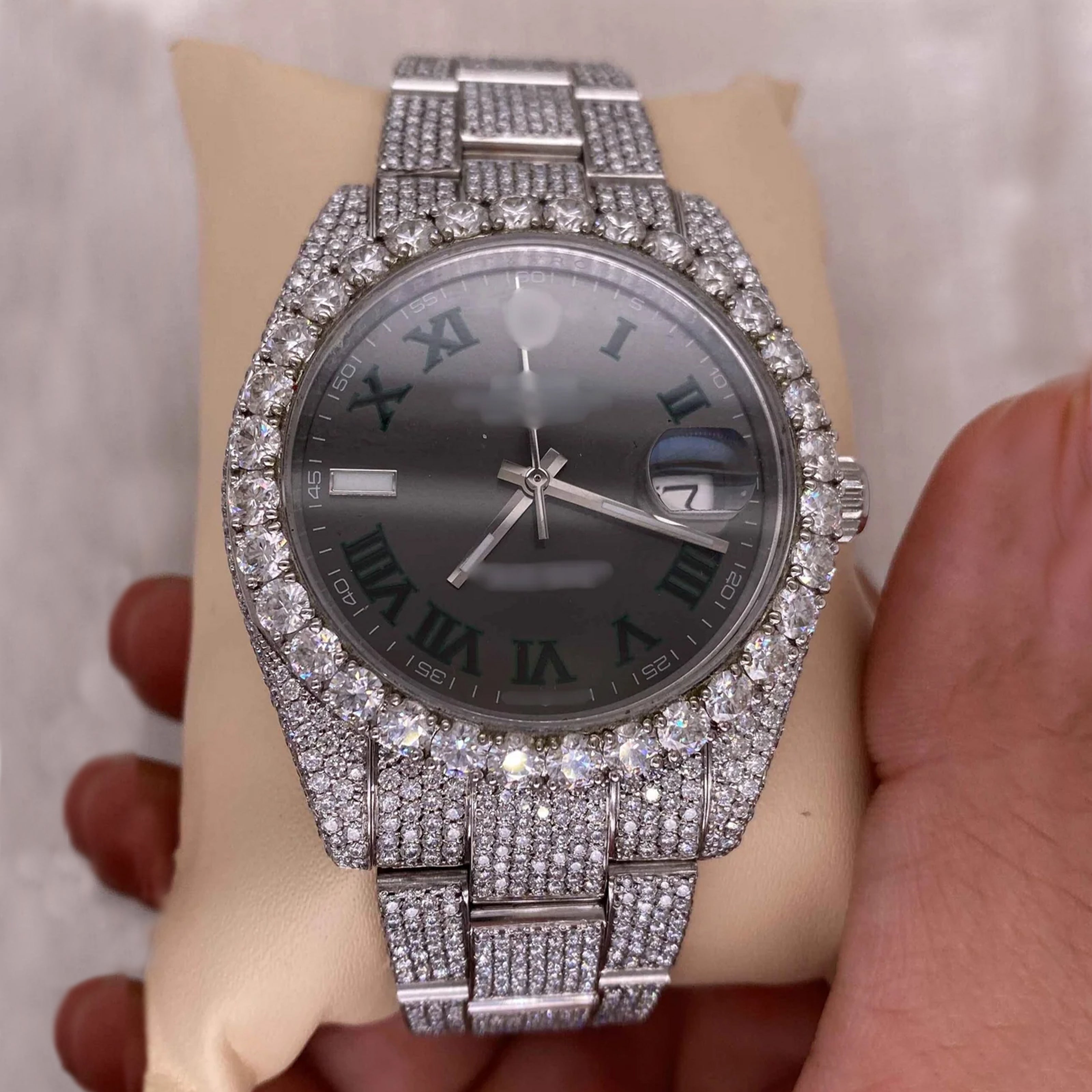 Moissanite Iced Out Watches for Sale – Loose Moissanite