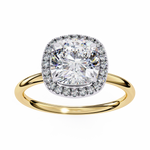 Load image into Gallery viewer, cusion cut ring
