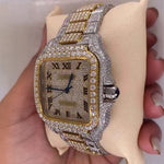 Load image into Gallery viewer, Side View Of Moissanite Watch Mens
