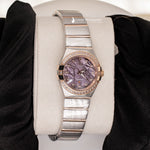 Load image into Gallery viewer, Side View Of Purple Dial Plain Constellation Watch For Women
