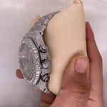 Load image into Gallery viewer, Side View Of AP Iced Out Moissanite Watch For Mens
