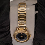 Load image into Gallery viewer, Close View Of Greca twist Black Dial Analogue watch for women

